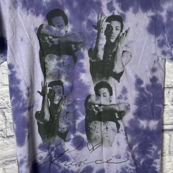 VINTAGE Prince Purple Tie-Dye Tee by The Prince Estate - Picture 2 of 5